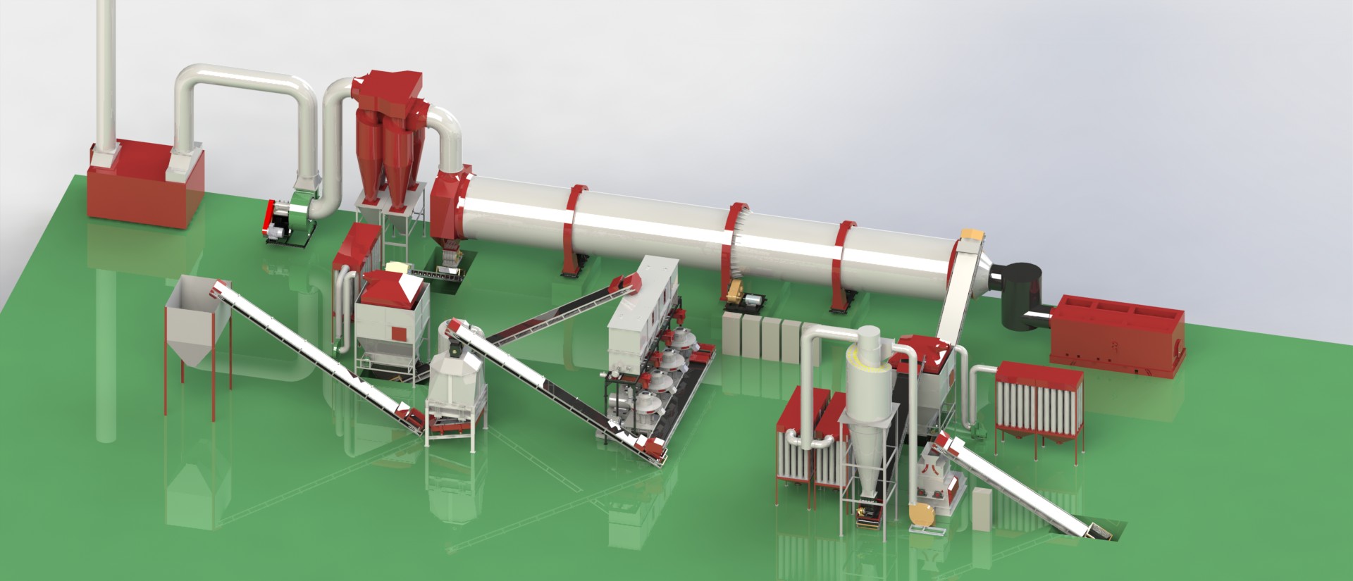木屑秸稈顆粒機(jī)生產(chǎn)線 木屑秸稈顆粒機(jī)生產(chǎn)線