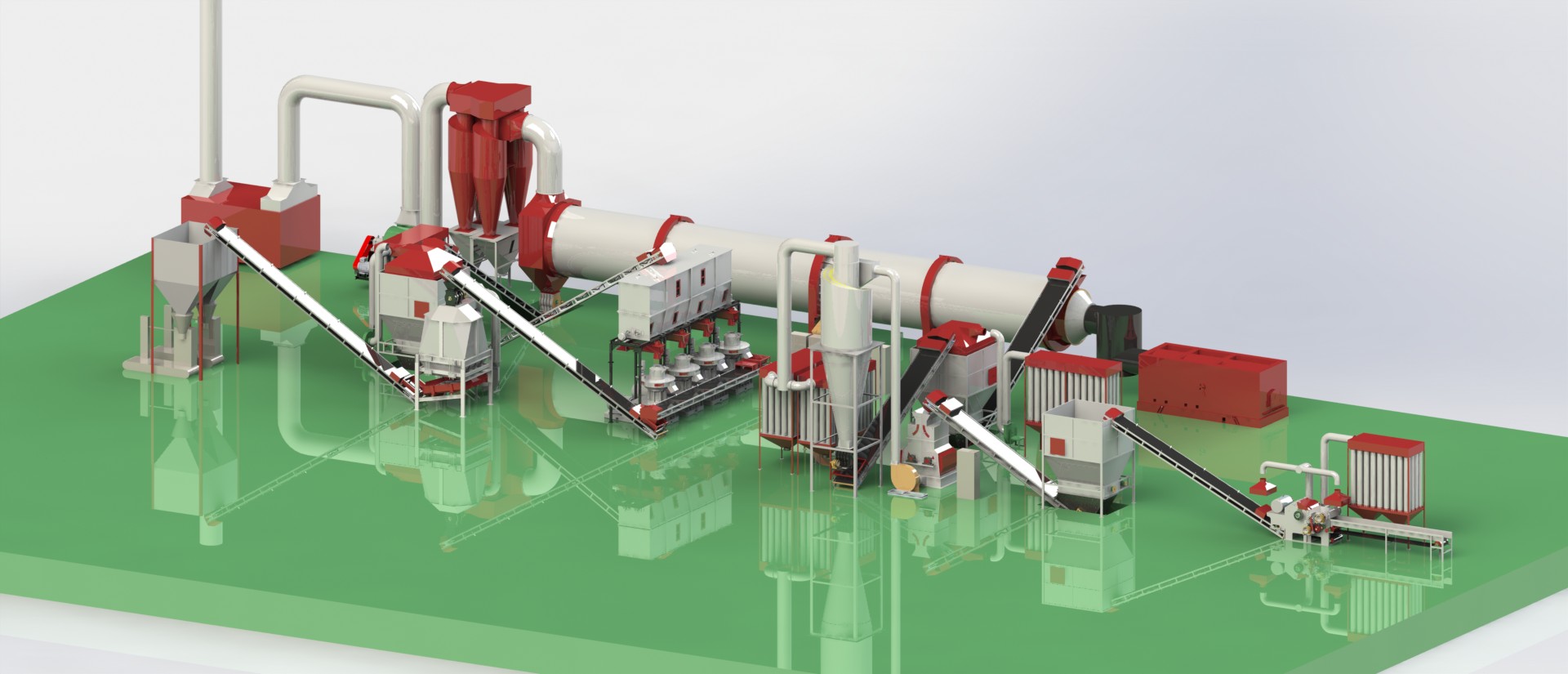 生物質顆粒機生產線 生物質顆粒機生產線